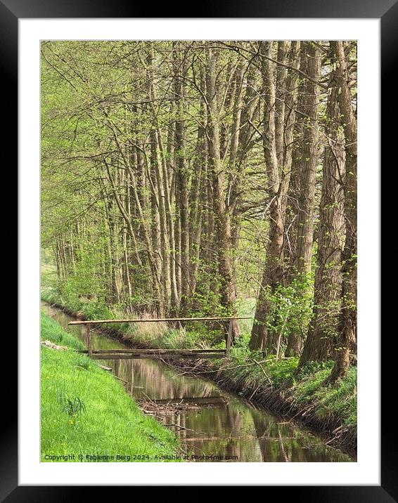 Plant tree Framed Mounted Print by Fabienne Berg