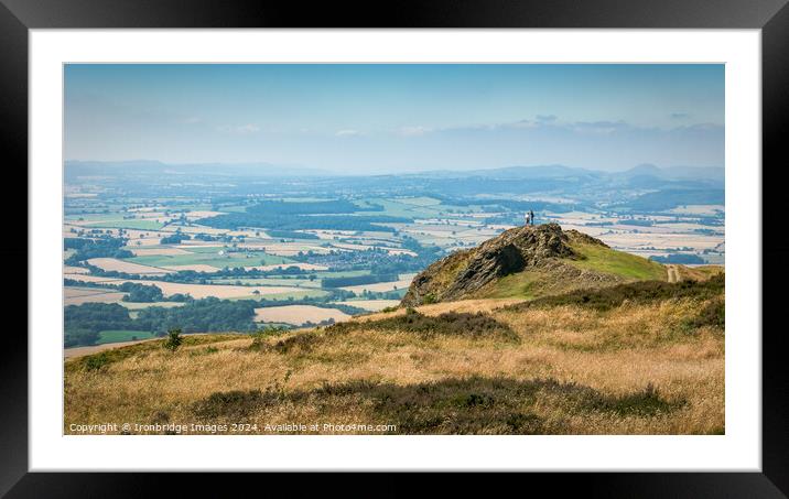 Wrekin view Framed Mounted Print by Ironbridge Images