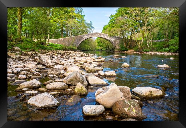 Ivelet Bridge River Swale Framed Print by Tim Hill