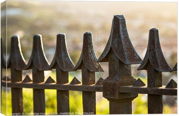Rusty railings Canvas Print by Ironbridge Images
