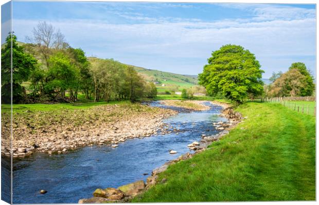 River Swale near Muker Canvas Print by Tim Hill