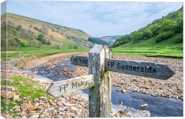 Muker, Gunnerside or Keld, the choice is Yours? Canvas Print by Tim Hill