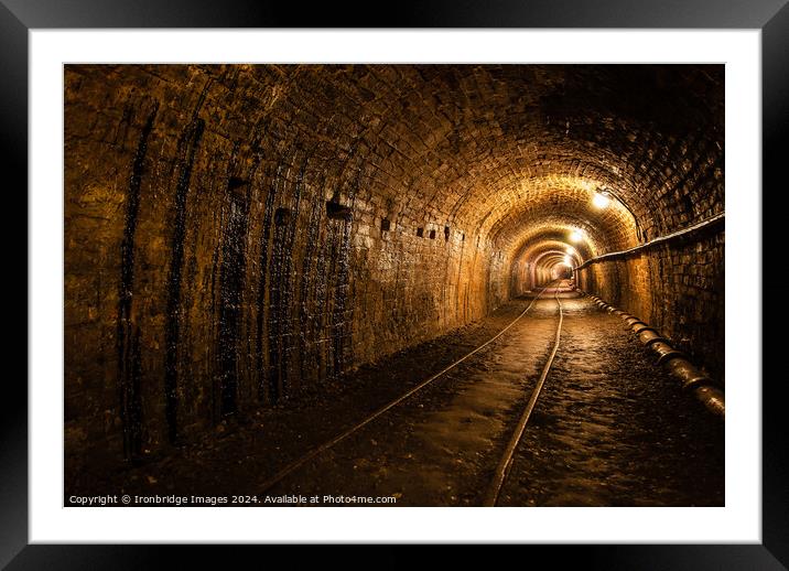 Tar tunnel Framed Mounted Print by Ironbridge Images