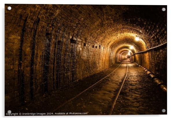Tar tunnel Acrylic by Ironbridge Images