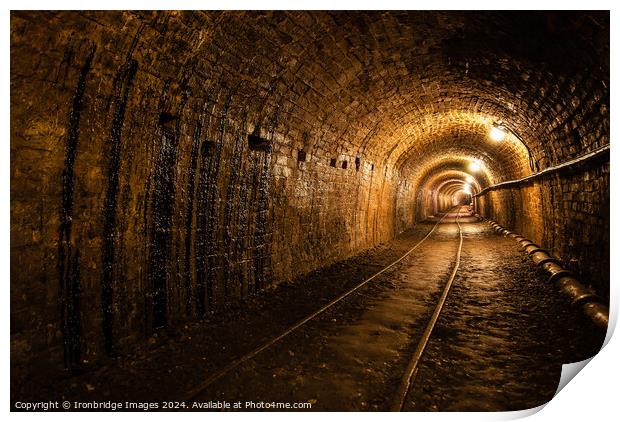 Tar tunnel Print by Ironbridge Images