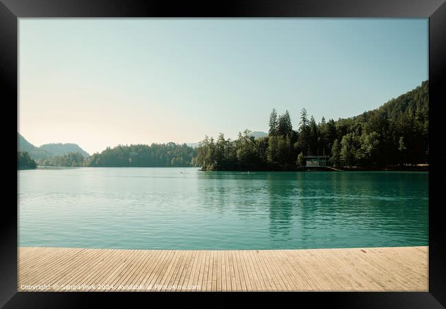 Lake Bled, Slovenia Framed Print by Sanga Park