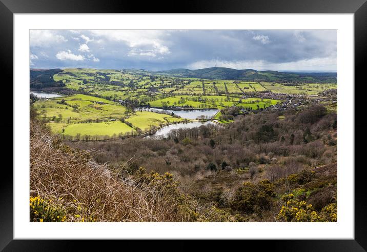Tegg's Nose Country Park panorama Framed Mounted Print by Jason Wells