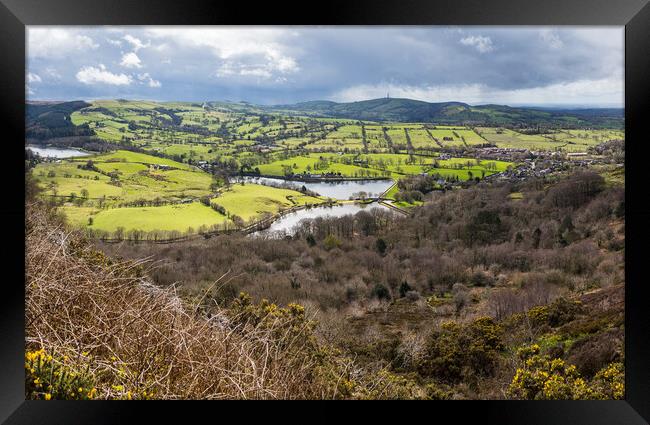 Tegg's Nose Country Park panorama Framed Print by Jason Wells