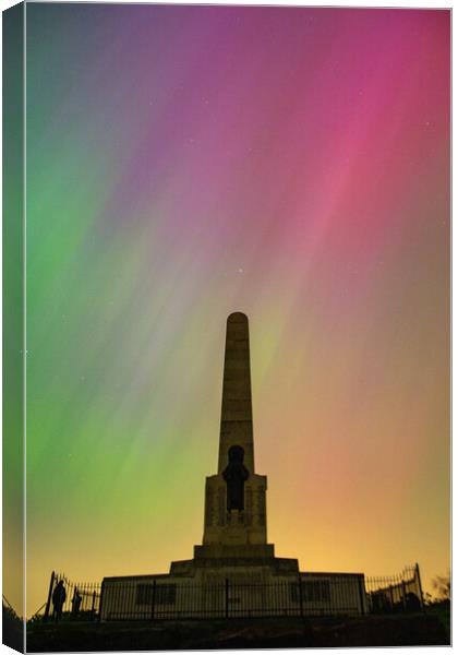 Aurora Borealis from West Kirby Canvas Print by Liam Neon