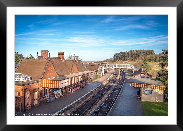 Weybourne Station Norfolk  Framed Mounted Print by Jim Key