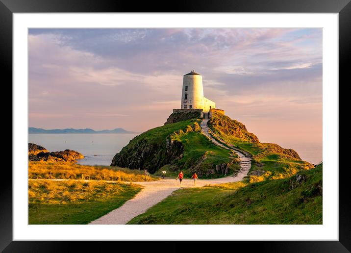 Lovely evening on Llandwyn Island Anglesey  Framed Mounted Print by Gail Johnson