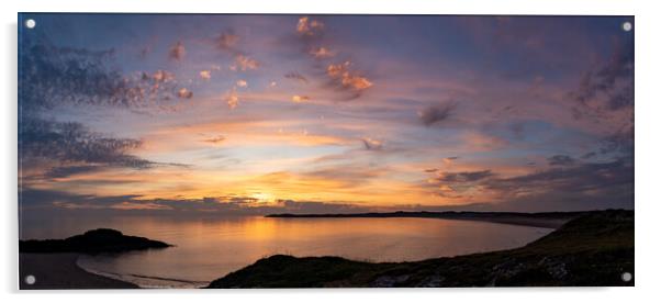 Lovely evening on Llandwyn Island Anglesey  Acrylic by Gail Johnson