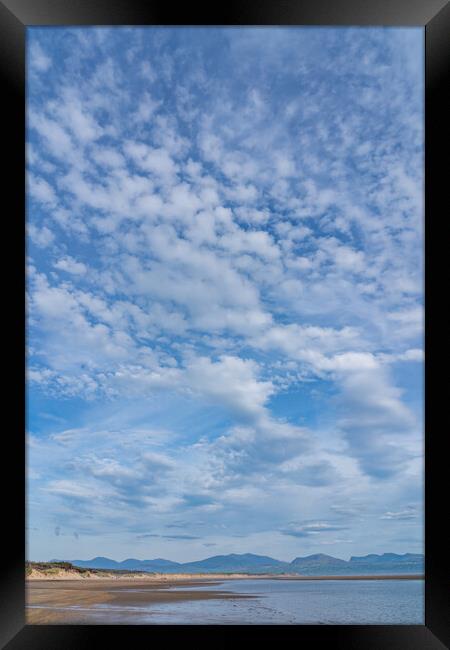 Sky cloud Framed Print by Gail Johnson