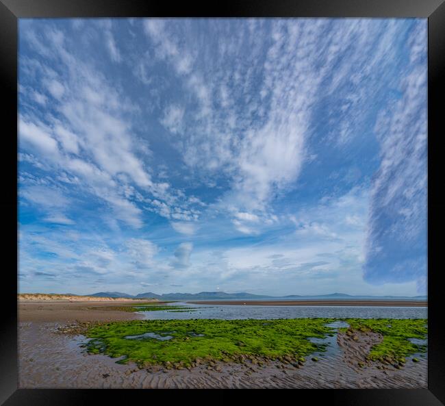 Sky cloud Framed Print by Gail Johnson