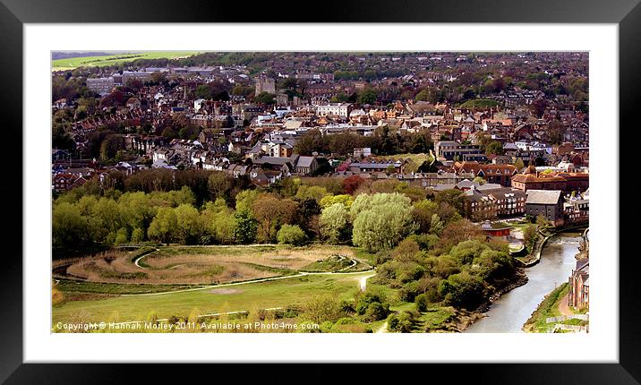 Lewes, East Sussex Framed Mounted Print by Hannah Morley