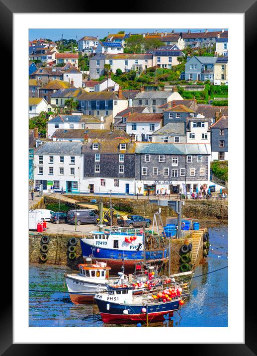 Mevagissey Framed Mounted Print by Alison Chambers