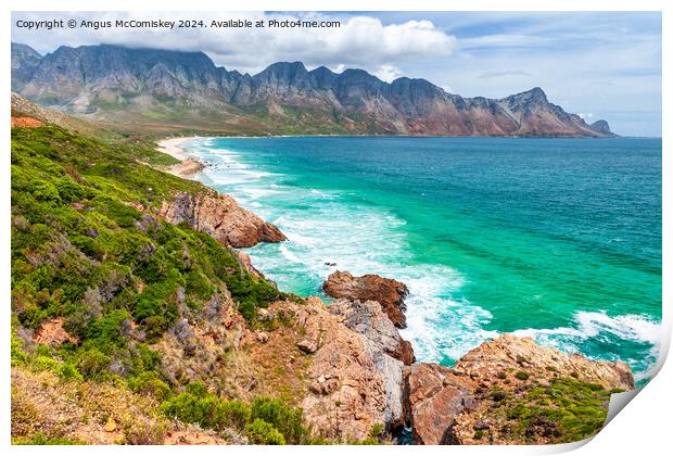 False Bay, Western Cape, South Africa Print by Angus McComiskey