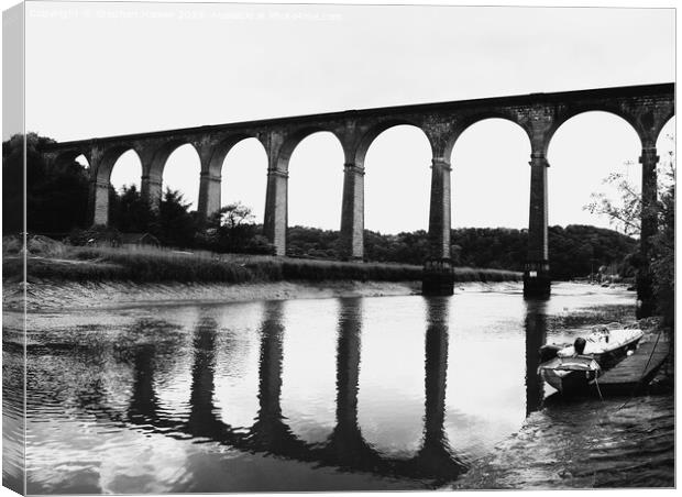 Calstock Viaduct Canvas Print by Stephen Hamer