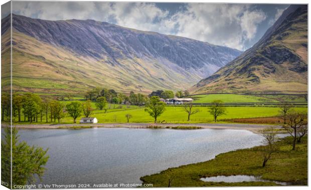 Beautiful Buttermere Canvas Print by Viv Thompson