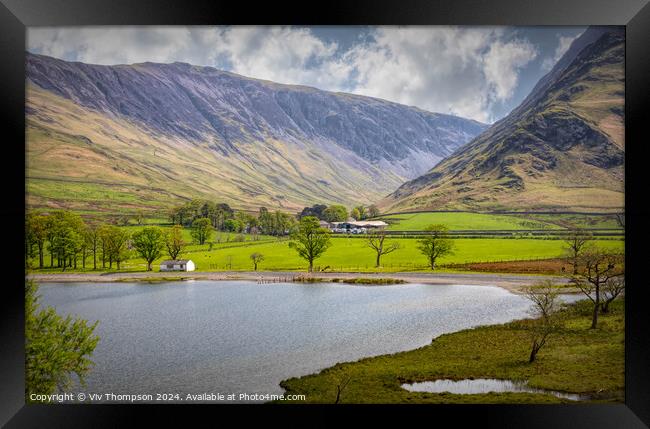 Beautiful Buttermere Framed Print by Viv Thompson