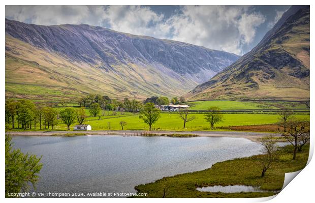 Beautiful Buttermere Print by Viv Thompson