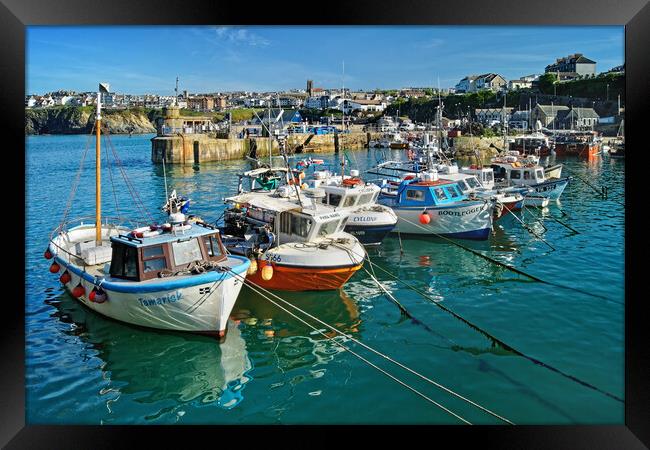 Newquay Harbour Framed Print by Darren Galpin