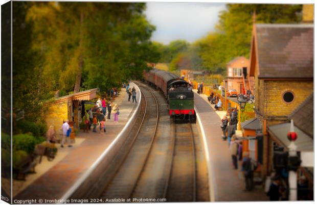Model railway Canvas Print by Ironbridge Images