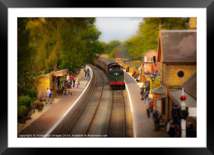 Model railway Framed Mounted Print by Ironbridge Images