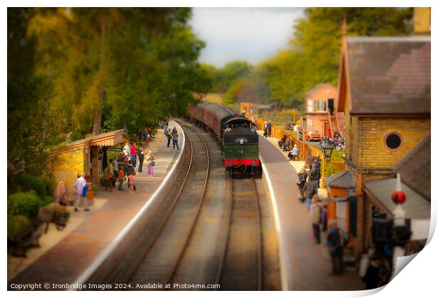 Model railway Print by Ironbridge Images