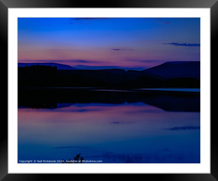 Sunset aurora  Framed Mounted Print by Neil McKenzie