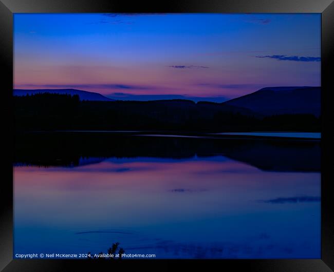 Sunset aurora  Framed Print by Neil McKenzie