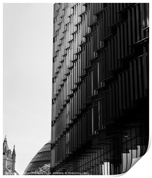 London Architecture  Print by Benjamin Brewty