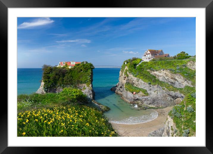 Towan Beach Newquay Framed Mounted Print by Alison Chambers