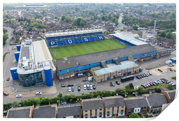Peterborough United FC Print by Apollo Aerial Photography
