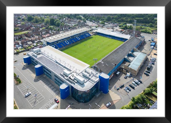 Peterborough United FC Framed Mounted Print by Apollo Aerial Photography