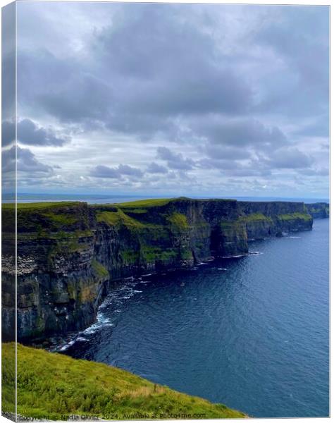Cliffs of Moher Canvas Print by Nadia Olivier