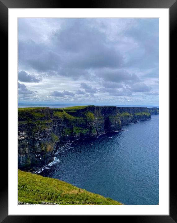 Cliffs of Moher Framed Mounted Print by Nadia Olivier