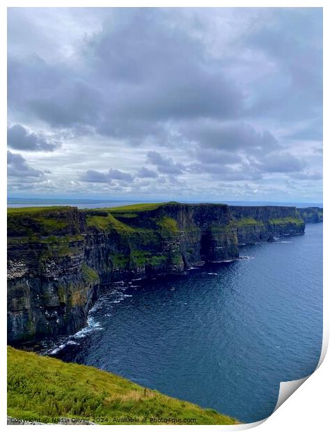 Cliffs of Moher Print by Nadia Olivier