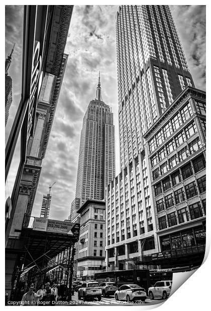 The Iconic Empire State Building Print by Roger Dutton