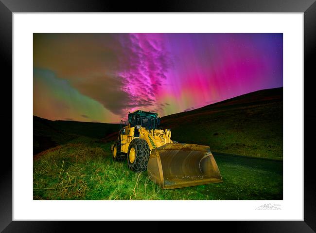 The big shovel and aurora  Framed Print by JC studios LRPS ARPS