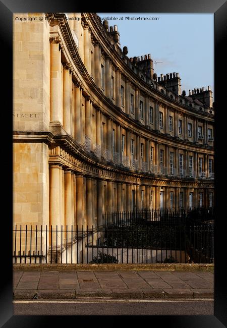 Golden Hour at the Circus in Bath Framed Print by Duncan Savidge