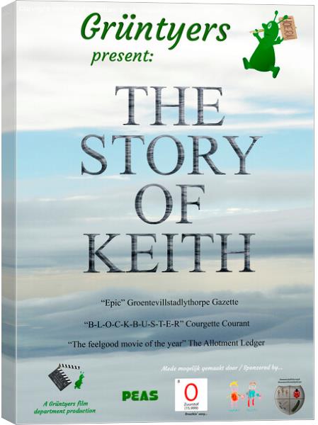 The story of Keith Canvas Print by Richard Wareham