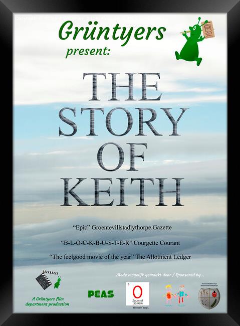 The story of Keith Framed Print by Richard Wareham