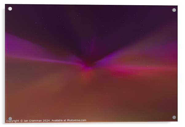 Northern Lights (Aurora Borealis) skywards Acrylic by Ian Cramman