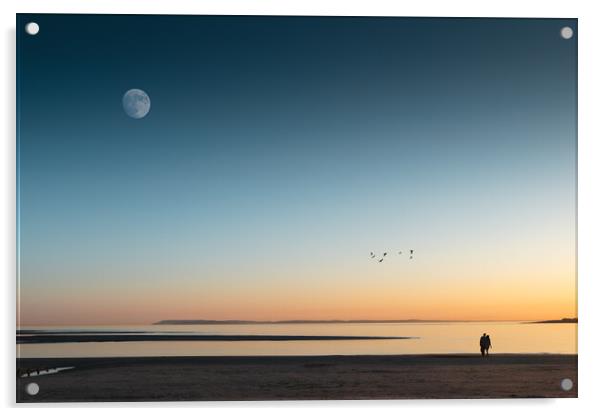 Sunset Stroll Acrylic by Mark Jones