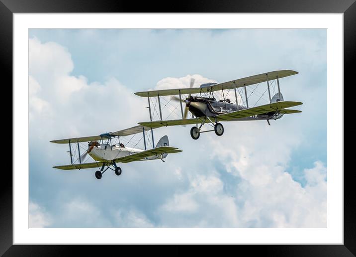 de Havilland Aircraft Heritage Framed Mounted Print by J Biggadike