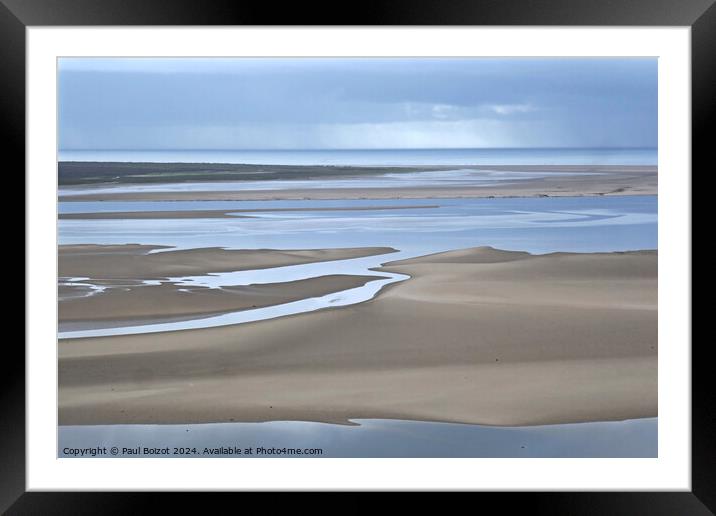 Dwyryd estuary sea view Framed Mounted Print by Paul Boizot