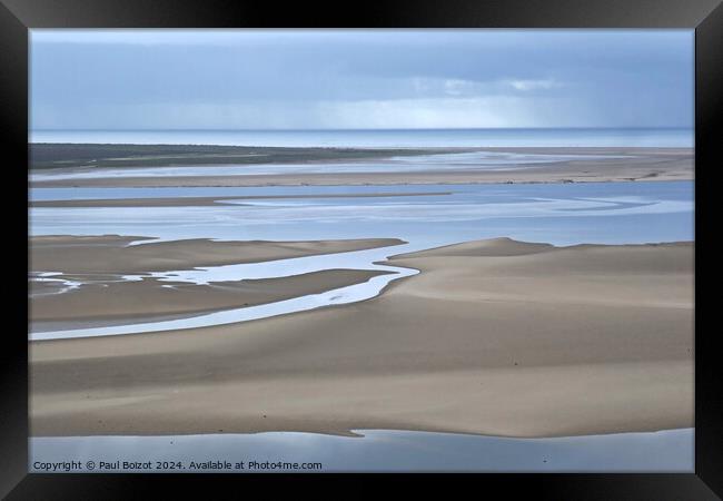 Dwyryd estuary sea view Framed Print by Paul Boizot