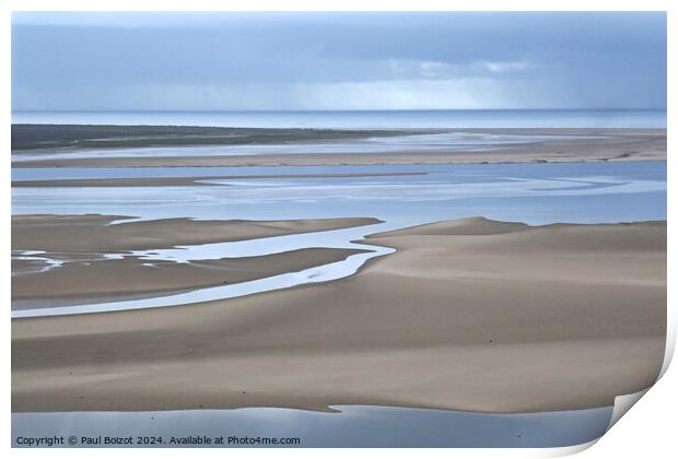 Dwyryd estuary sea view Print by Paul Boizot