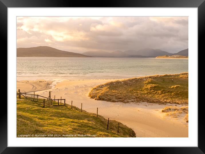 Luskentyre view Framed Mounted Print by Northern Wild
